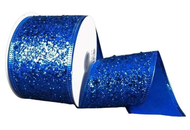 Royal Blue Deluxe 2 1/2 inch x 10 Yards Velvet Ribbon - by Jam Paper