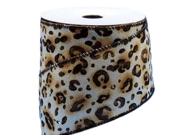 Wired Animal Print Faux Fur Ribbon  Perpetual Ribbon – Perpetual