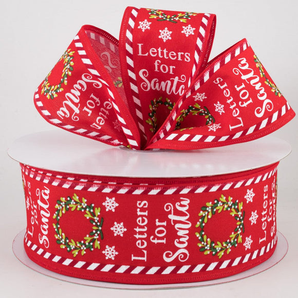 1.5 x 10 yds Red & Grey Tweed Type Plaid Ribbon, Wired Christmas Ribbo –  Perpetual Ribbons
