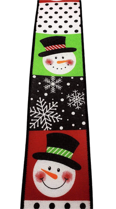 Frosty the Snowman, Snowman Ribbon, Winter Ribbon, Christmas Ribbon,  Character Ribbon, Frosty, Hair Bow Ribbon, Wholesale Ribbon, PER YARD