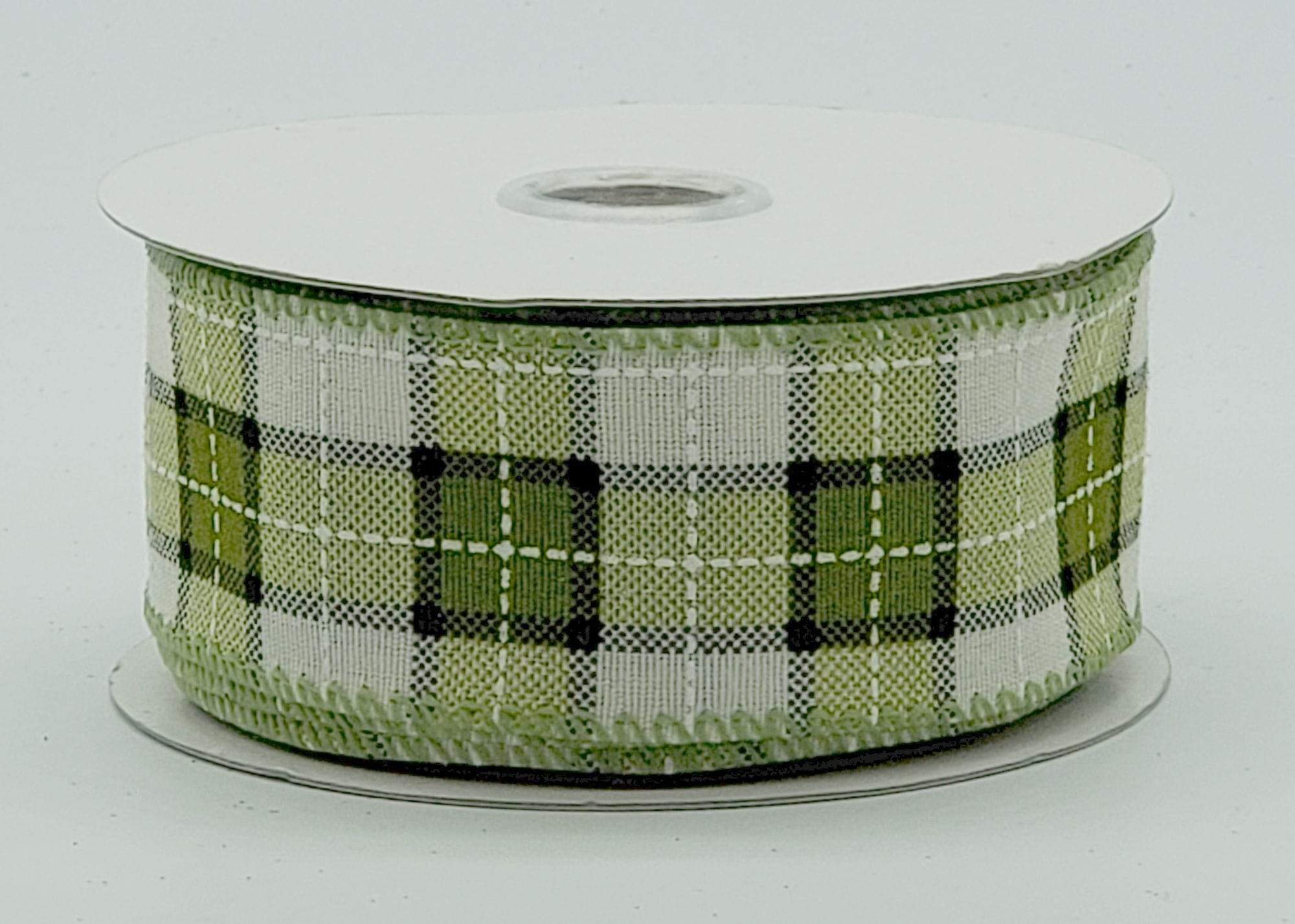 1.5 or 2.5 inch Emerald Green Canvas Wired Ribbon - 10 Yards – Perpetual  Ribbons