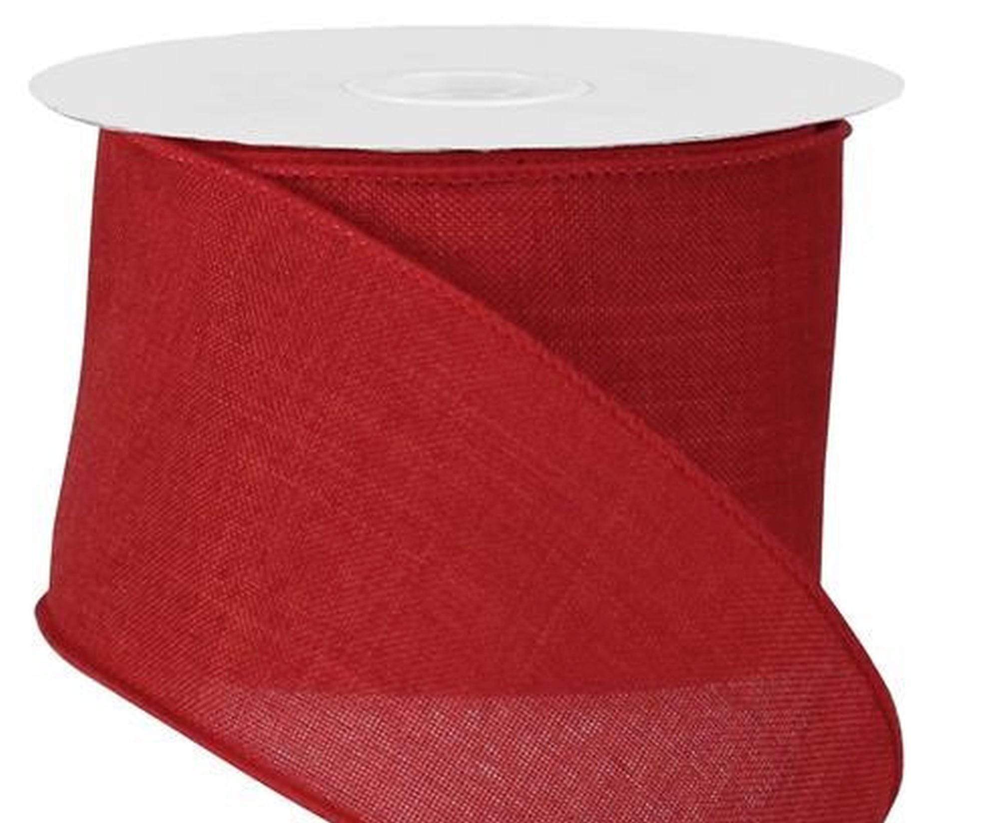 10 Yards Wired Summer Ribbon - 2.5 inch Red & White Gingham Ribbon wit –  Perpetual Ribbons