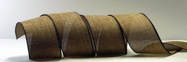 1.5 inch Wired Tight Woven Burlap Ribbon - 5 Yards – Perpetual Ribbons